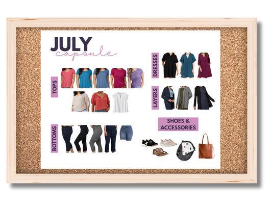 July Capsule Wardrobe: Wearing What I Own & Letting Go With Intention