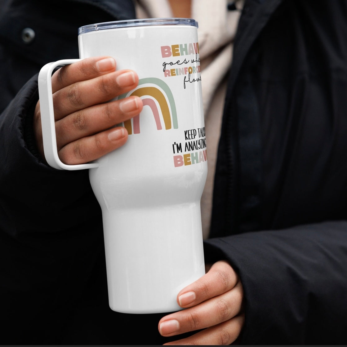 BEHAVIOR THERAPIST TUMBLER WITH HANDLE