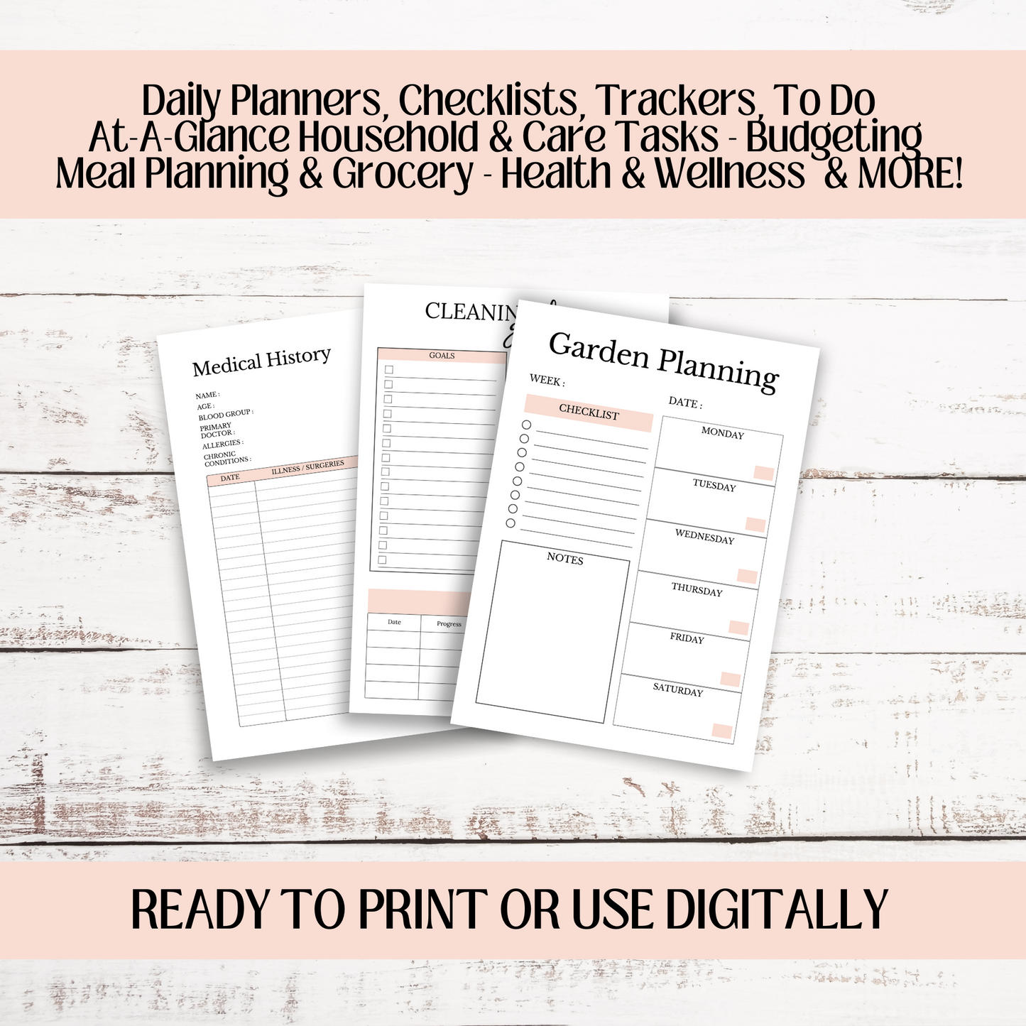 UNDATED LIFE PLANNER
