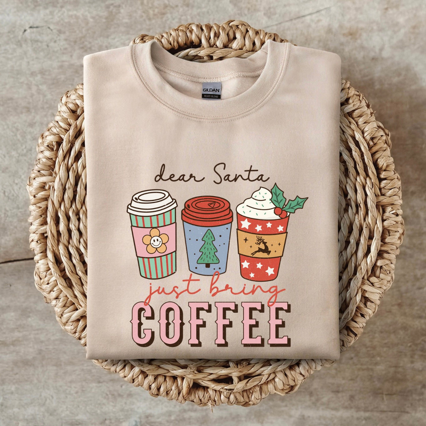 SANTA BRING COFFEE SWEATSHIRT