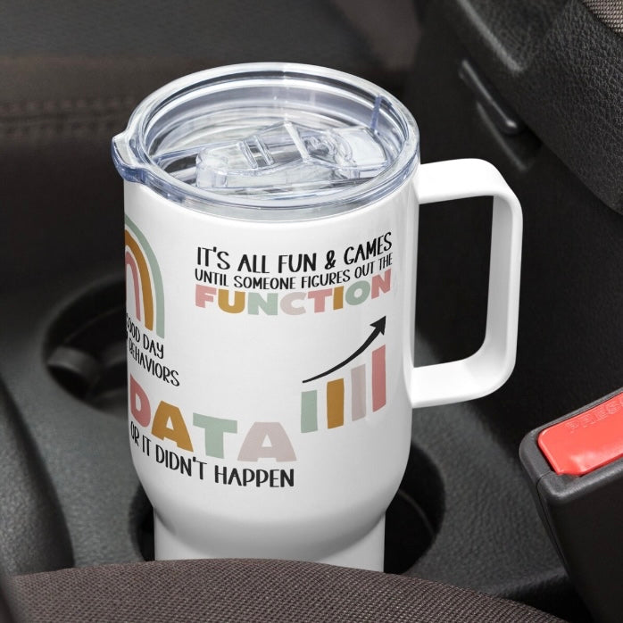 BEHAVIOR THERAPIST TUMBLER WITH HANDLE