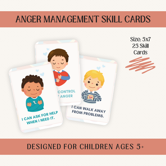 ANGER MANAGEMENT SKILLS CARDS