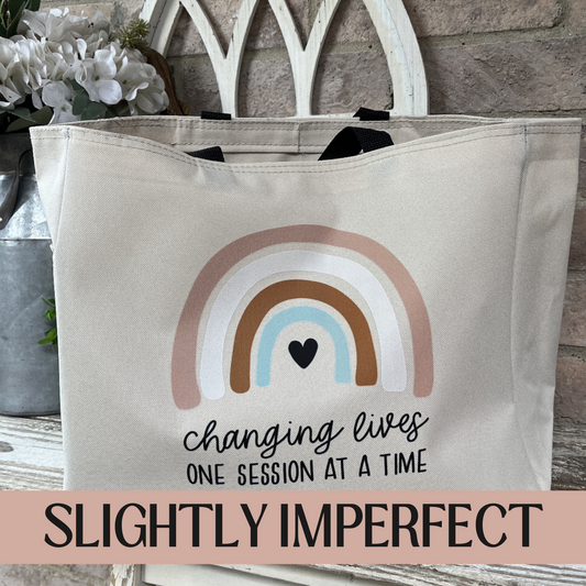 SLIGHTLY IMPERFECT THERAPIST TOTE BAG