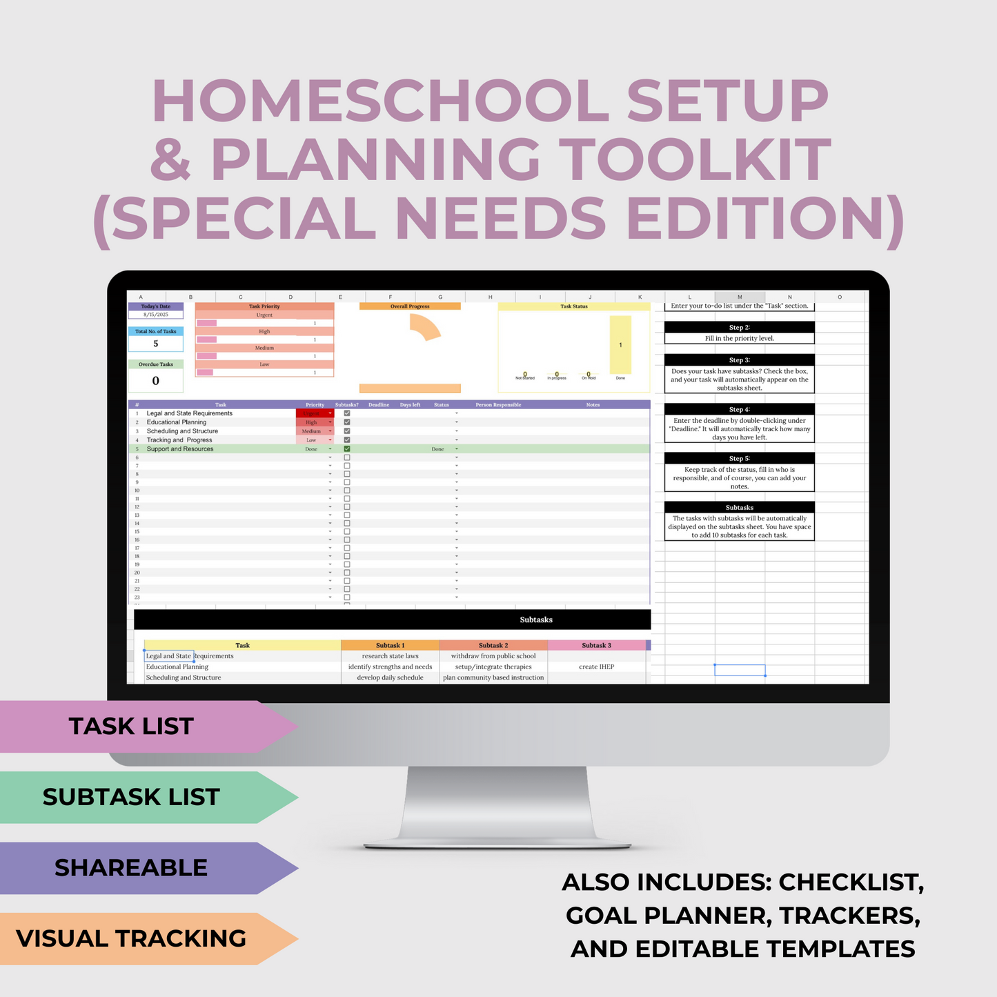 SPECIAL NEEDS HOMESCHOOL STARTER BUNDLE