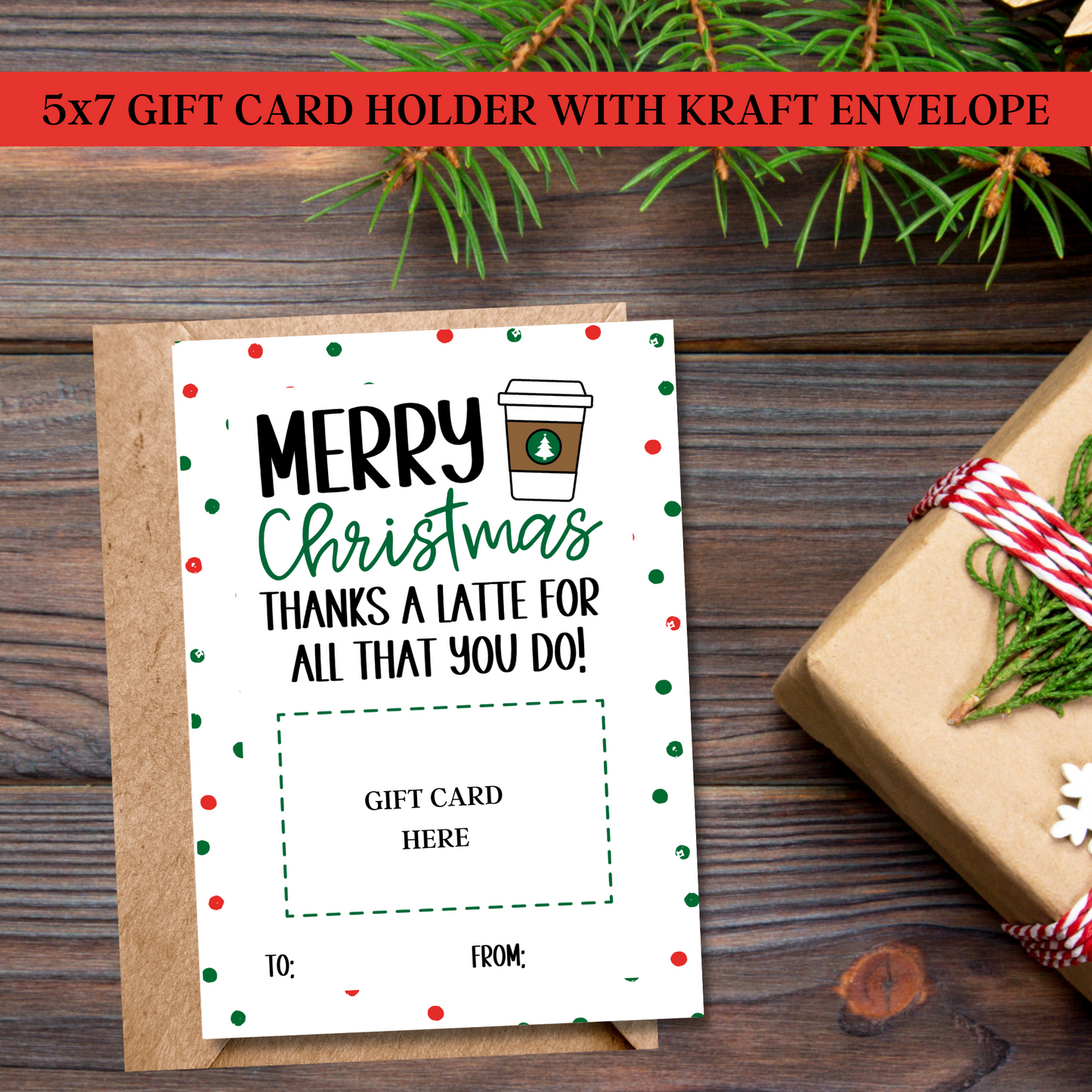 FAVORITE THINGS GIFT CHRISTMAS CARD HOLDERS