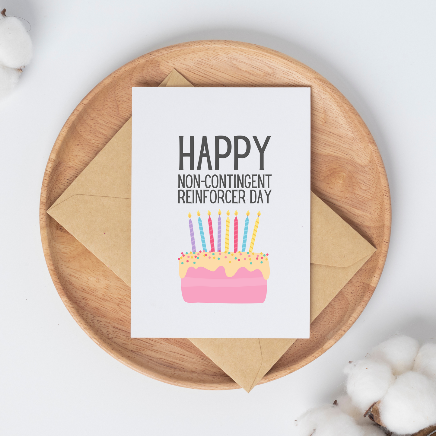 FUNNY BEHAVIOR BIRTHDAY CARD
