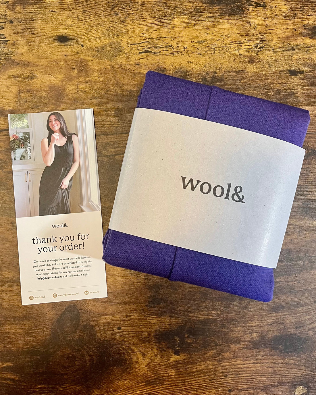 My Wool& Reward Dress: Sierra in Iris Blue
