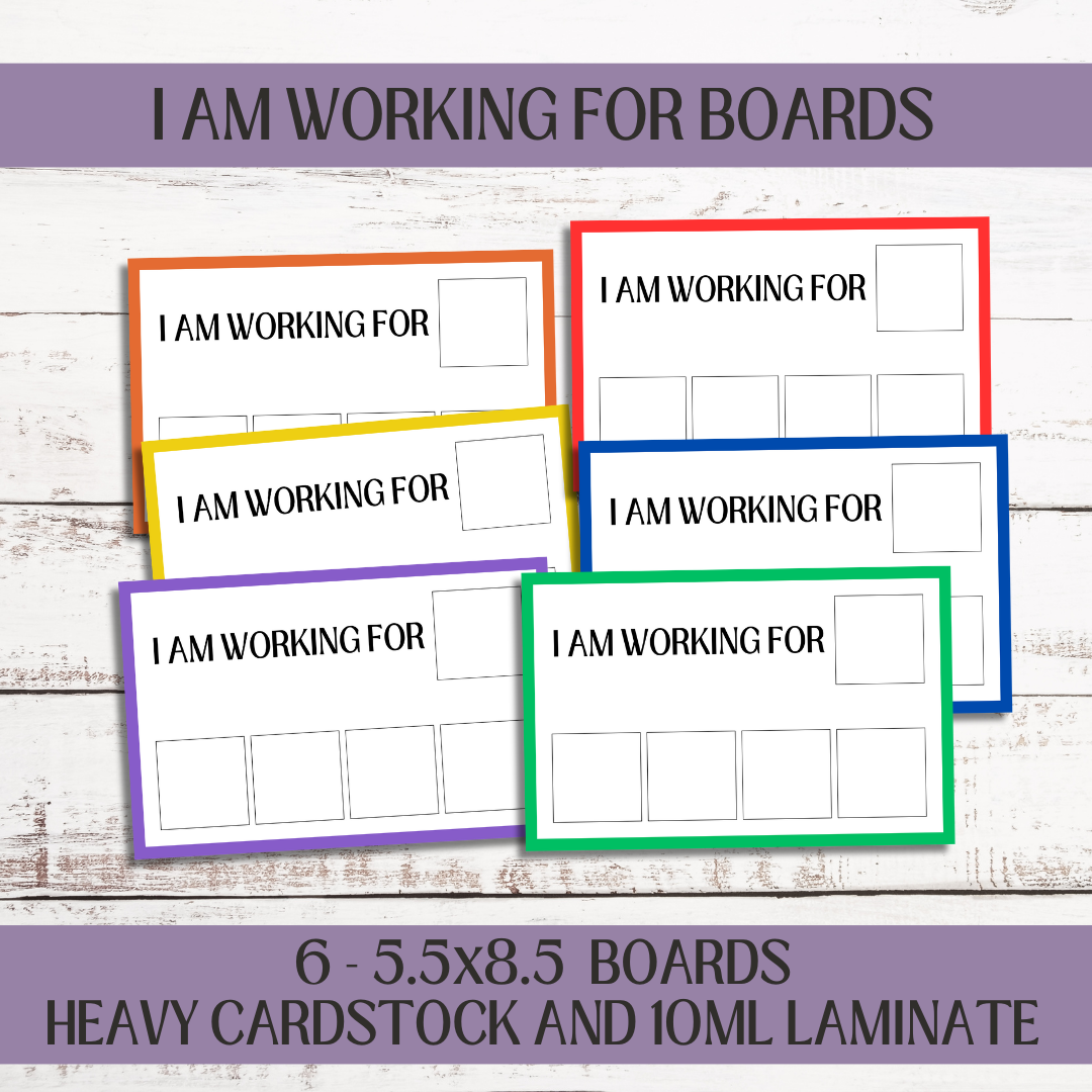 I AM WORKING FOR BOARDS BUNDLE