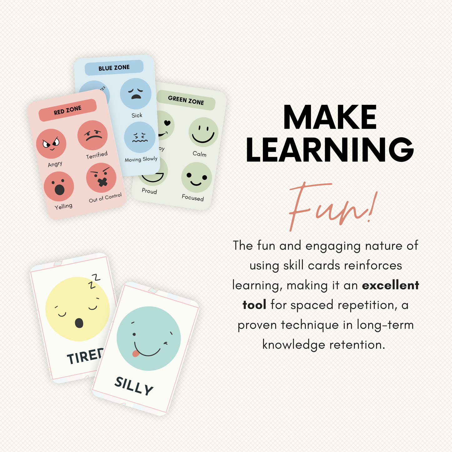 SELF REGULATION & EMOTIONS SKILLS CARDS BUNDLE