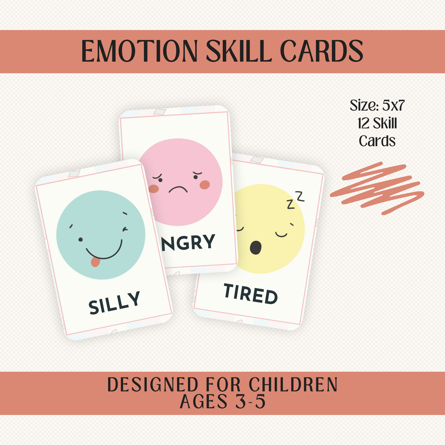 SELF REGULATION & EMOTIONS SKILLS CARDS BUNDLE