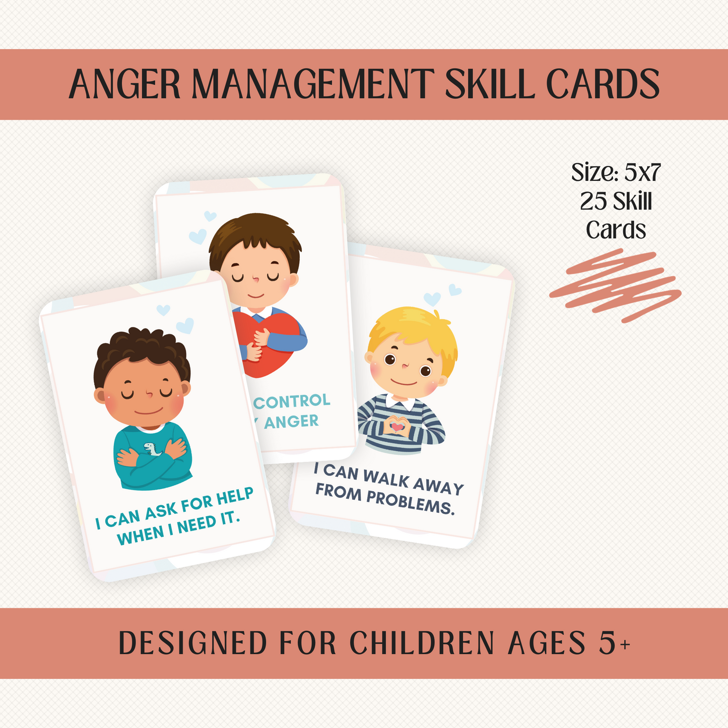 SELF REGULATION & EMOTIONS SKILLS CARDS BUNDLE