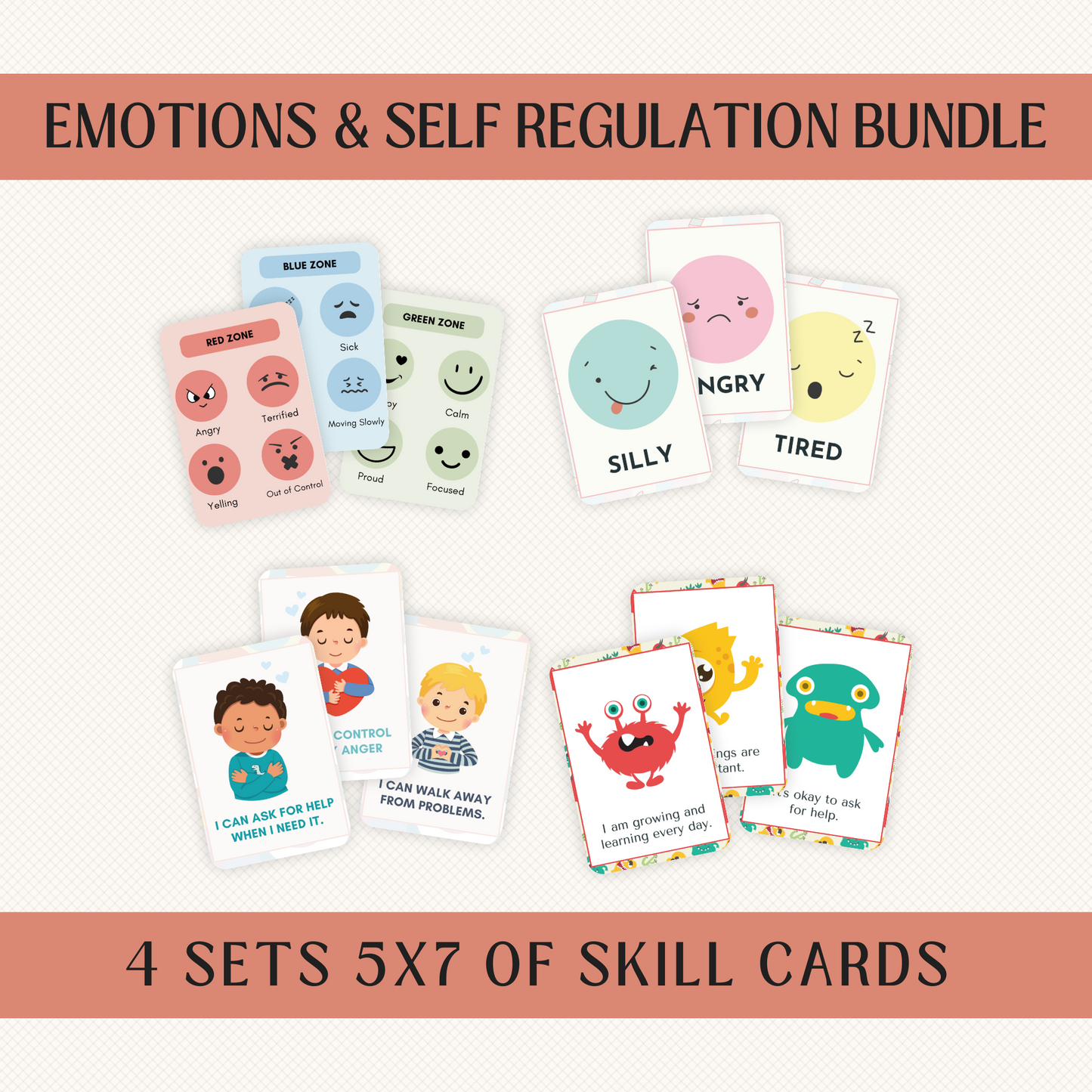 CALM DOWN SKILLS CARDS