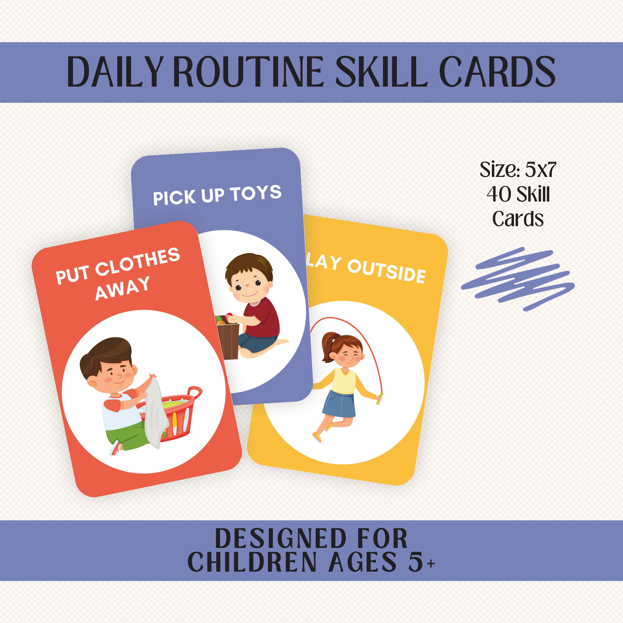 Outside Routine Card DAILY ROUTINE CARDS FOR KIDS – SHOP SHANEL