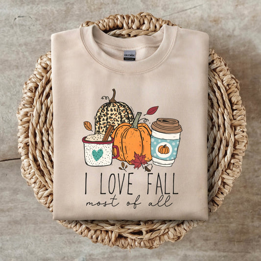 I LOVE FALL SWEATSHIRT
