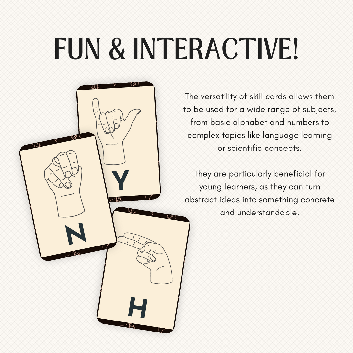 SIGN LANGUAGE SKILL CARDS