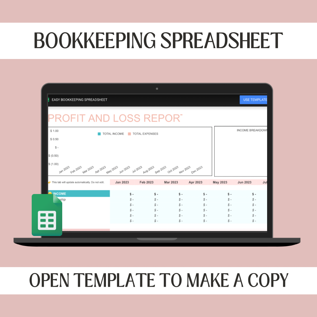 BOOKKEEPING SPREADSHEET