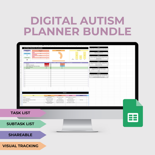 DIGITAL AUTISM PLANNER BUNDLE