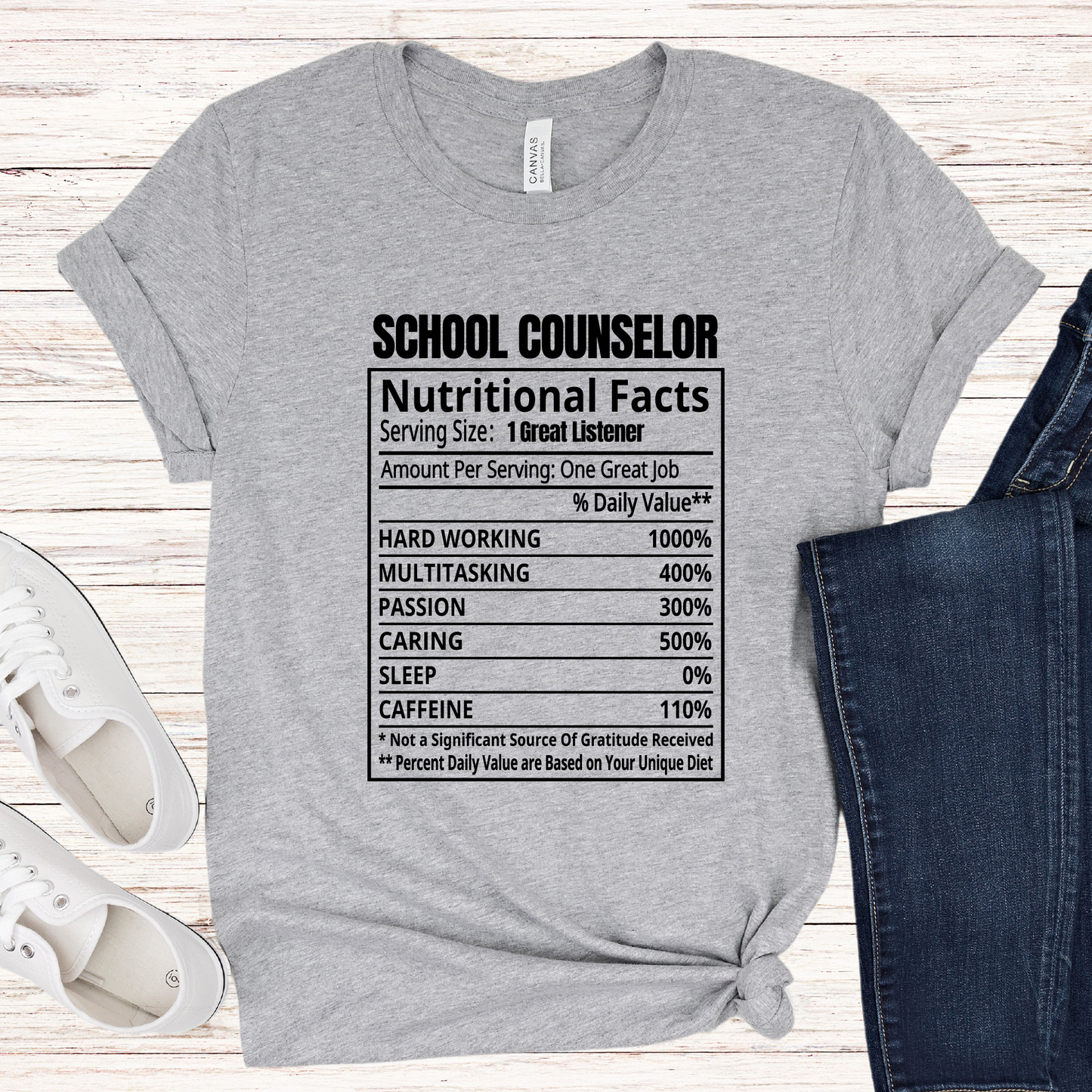 SCHOOL COUNSELOR NUTRITION SHIRT